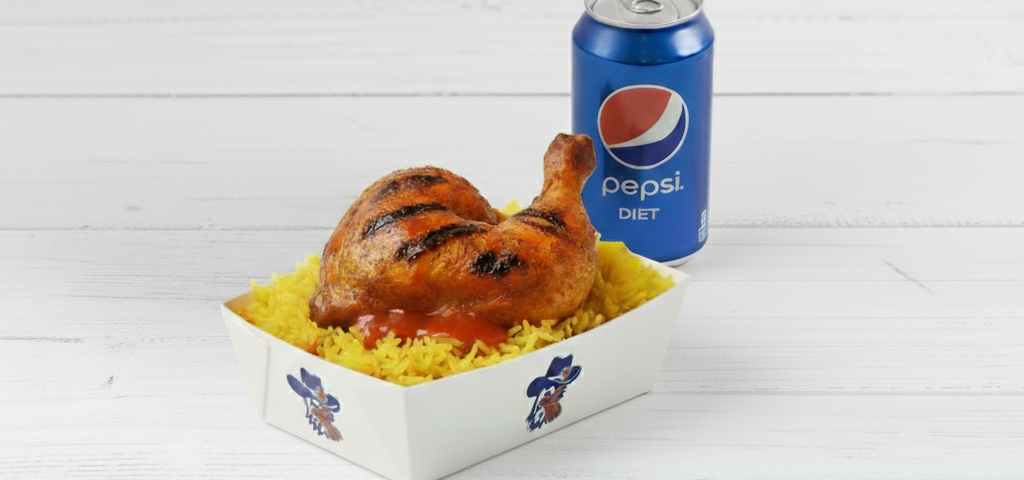 Peri Peri Half Chicken Rice Box Meal 6 Pieces e1770657116207