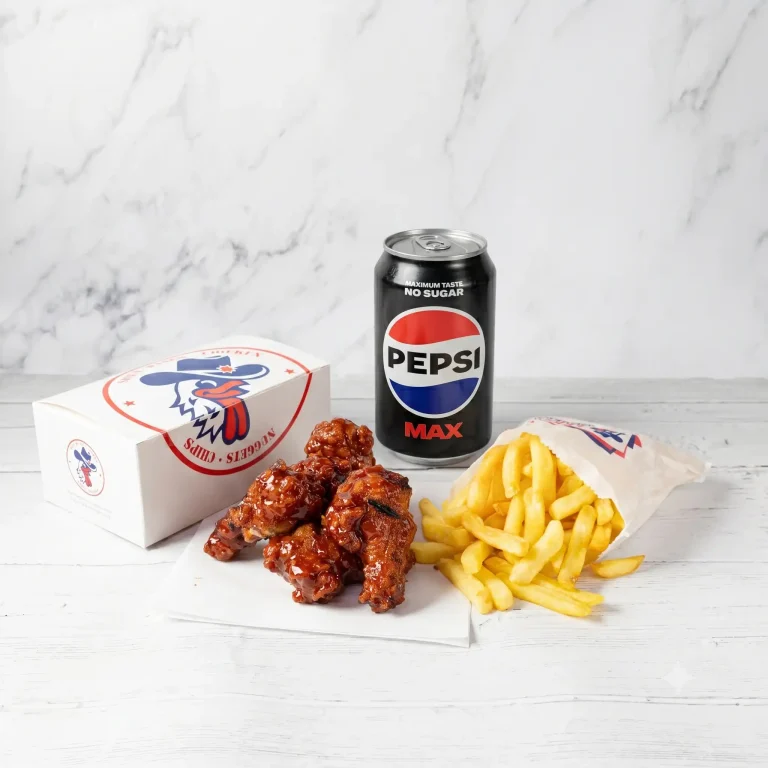 6 bbq wings meal